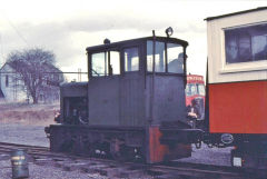 
HE 4182 of 1953, The Bowaters Railway, Sittingbourne, March 1970